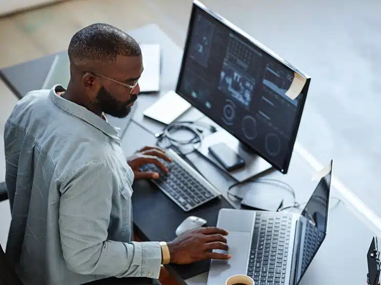 a male computer scientist